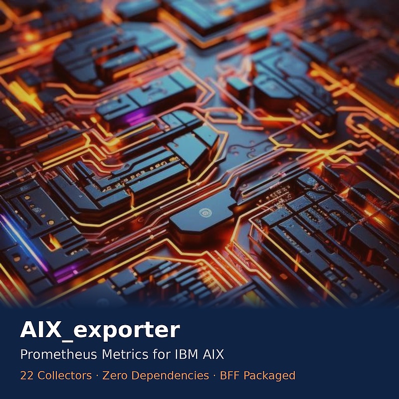 AIX-exporter — native Prometheus exporter for IBM AIX on Power Systems